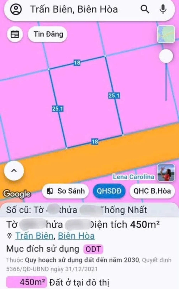 Bán lô đất nền Khu D2D Đồng Nai 451,8m² 45 tỷ - Ảnh 1