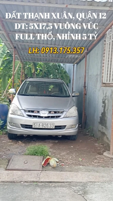 Bán lô đất 87 m2 Thạnh Xuân 25, Quận 12