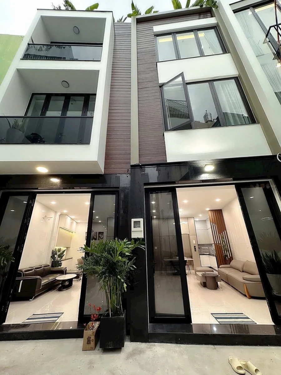 Bán nhà 2 căn 90m² 4 tầng 4 phòng Âu Cơ Tân Bình 8,5 tỷ - Ảnh thu nhỏ 3