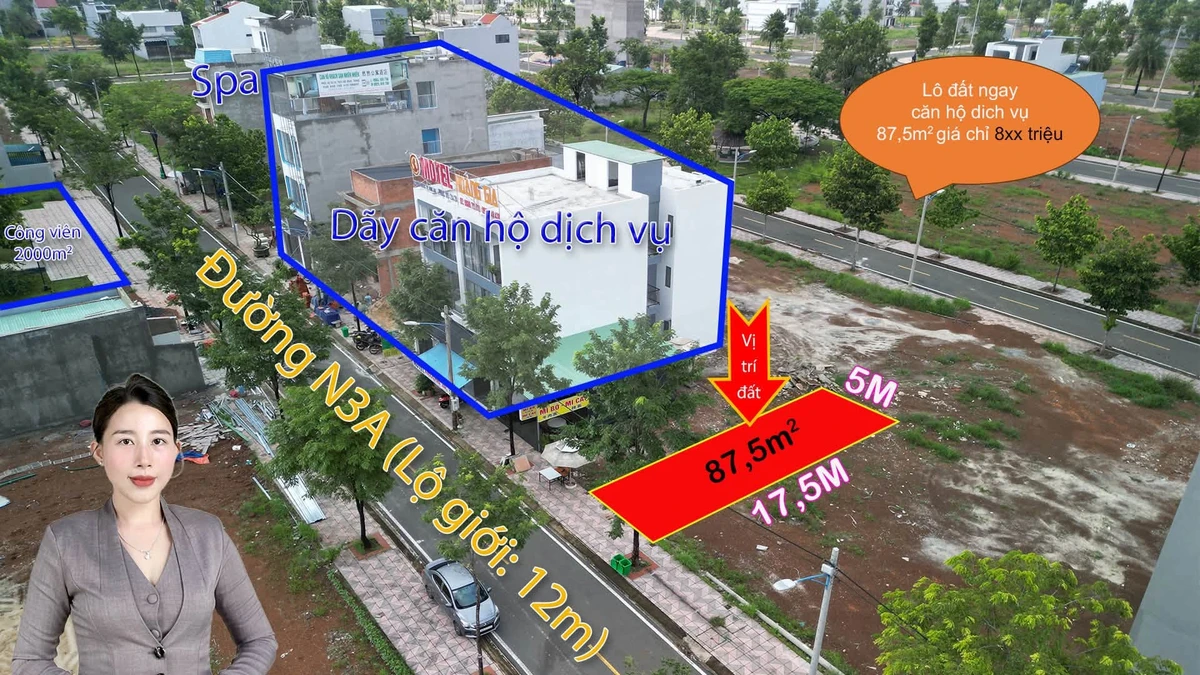 Bán đất 87,5m² Cát Tường Phú Hưng Đồng Xoài 700 triệu - Ảnh thu nhỏ 2