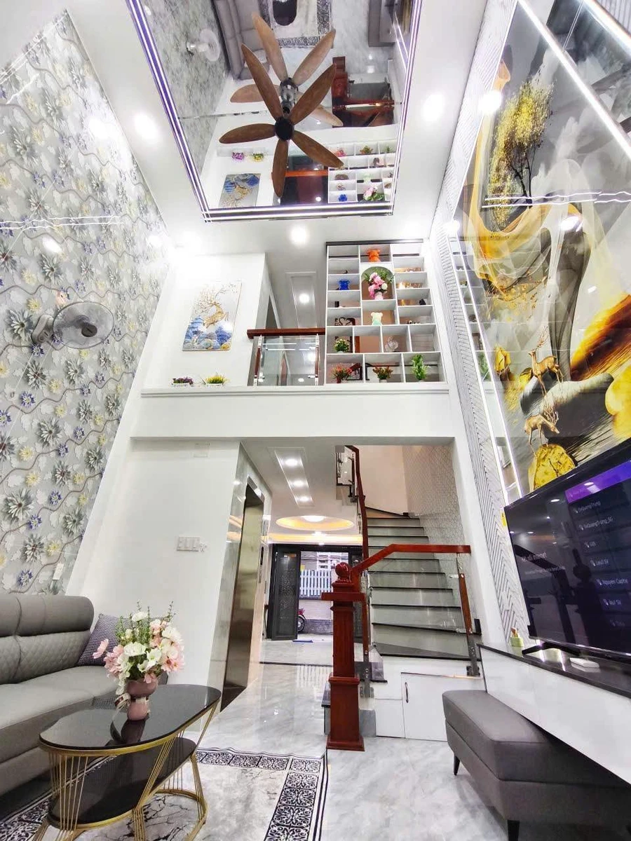 Bán nhà phố xây mới 60m² 4PN Gò Vấp có thang máy - Ảnh thu nhỏ 4