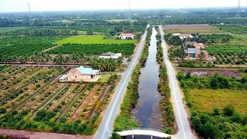 Bán đất 1052m2 loại HNK mặt tiền kênh, view sông tại xã Tân Thành, Thủ Thừa - Ảnh thu nhỏ 2