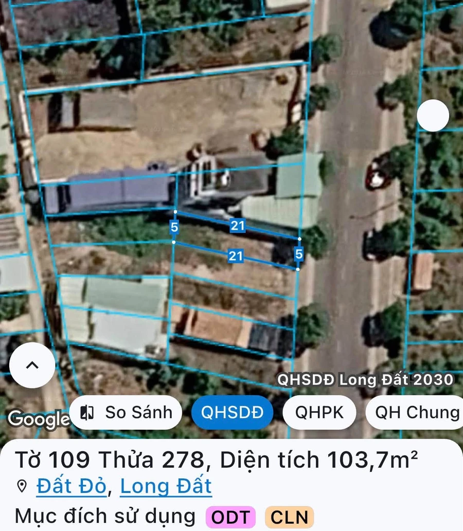 Bán đất mặt tiền Lê Duẩn Đất Đỏ 103m² kinh doanh 1 tỷ 6 - Ảnh thu nhỏ 4