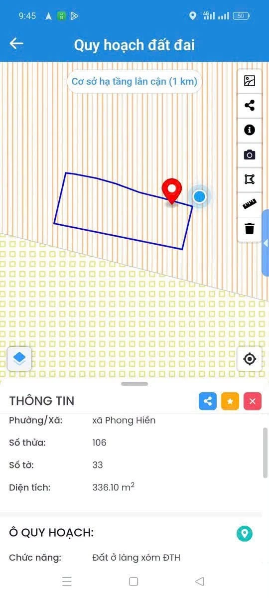 Bán lô đất trồng cây 336m2 cạnh KCN Phong Điền, Huế, giá 59 triệu - Ảnh thu nhỏ 5