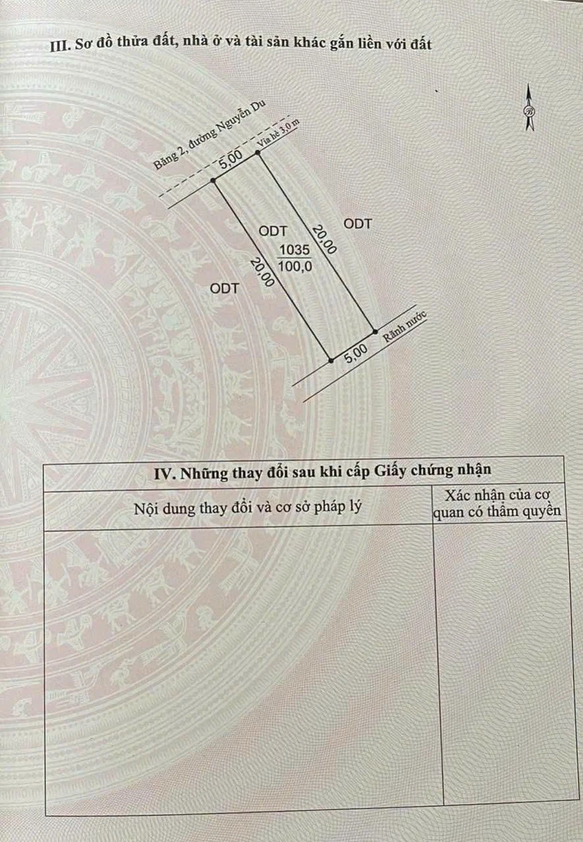 Bán đất 100m² mặt tiền Nguyễn Du, Phú Thọ, 4 tỷ - Ảnh thu nhỏ 3
