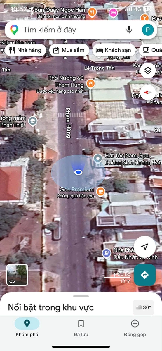 Bán đất mặt tiền Phạm Hùng Phan Thiết 200m2 9.2 tỷ - Ảnh 1