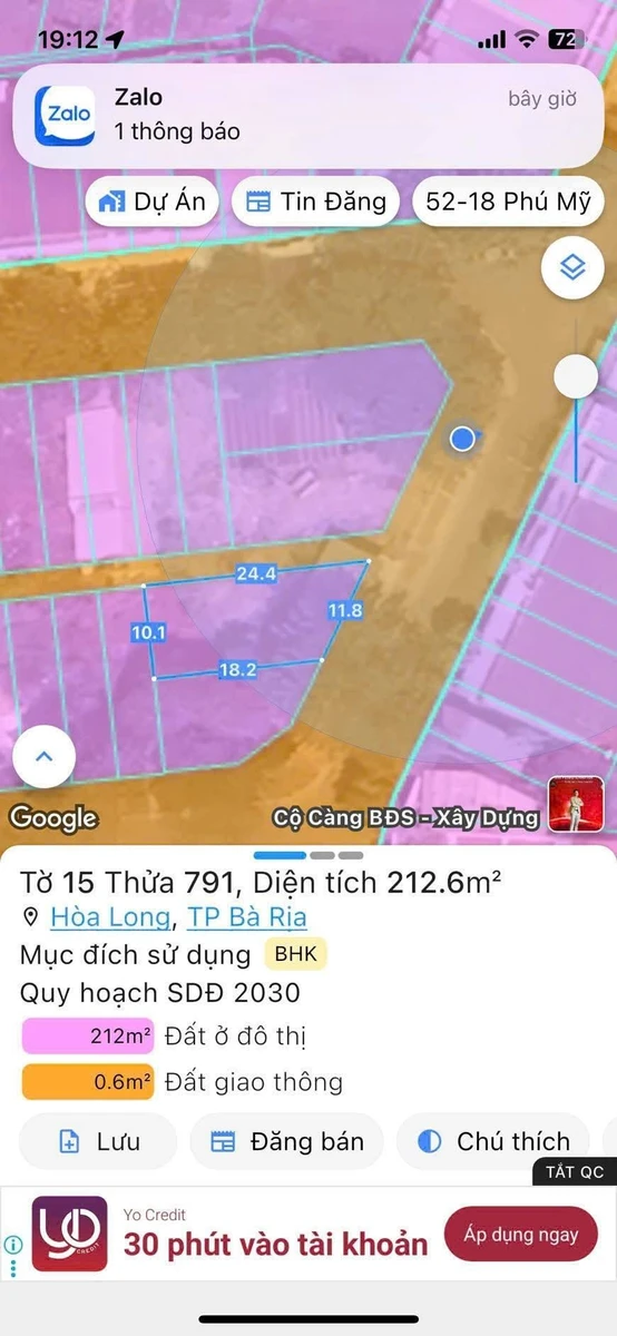 Bán biệt thự full thổ cư 212.6m2 tại Khu Lan Anh 4, Bà Rịa - Ảnh thu nhỏ 3