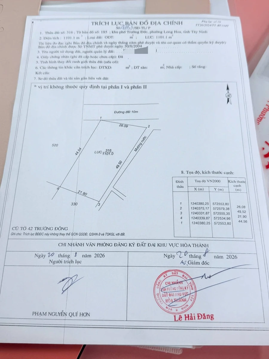 Bán khu nghỉ dưỡng 1.100m² Long Hoa, Tây Ninh 695 triệu - Ảnh thu nhỏ 3