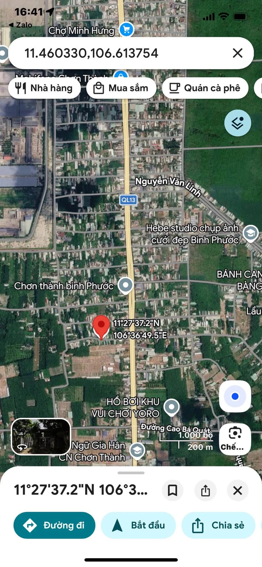 Bán đất 400m² mặt tiền Phường Minh Hưng, Bình Chánh, 1 tỷ 450 triệu - Ảnh 1