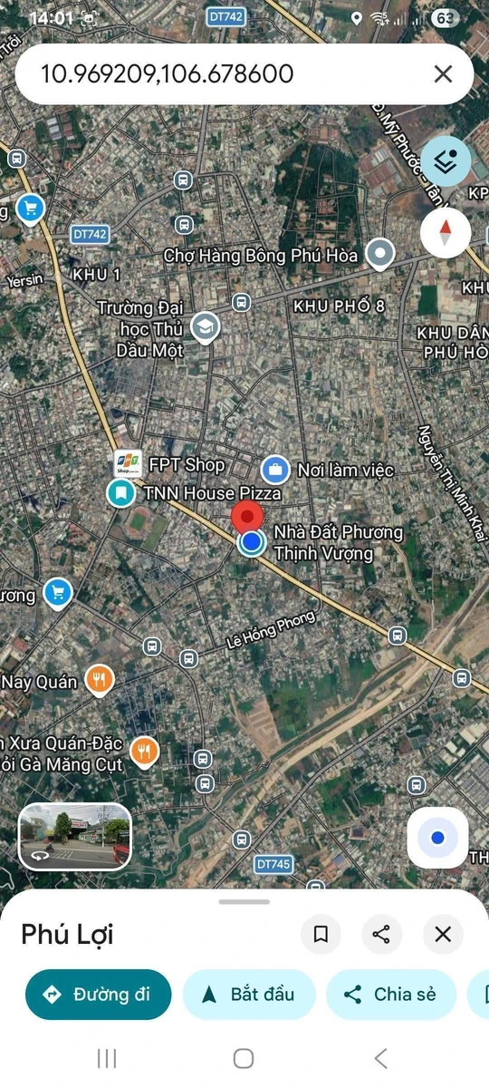 Bán đất hẻm xe tải đại lộ Bình Dương 94m2 giá 2,95 tỷ, Phú Hòa, Thủ Dầu Một - Ảnh thu nhỏ 3