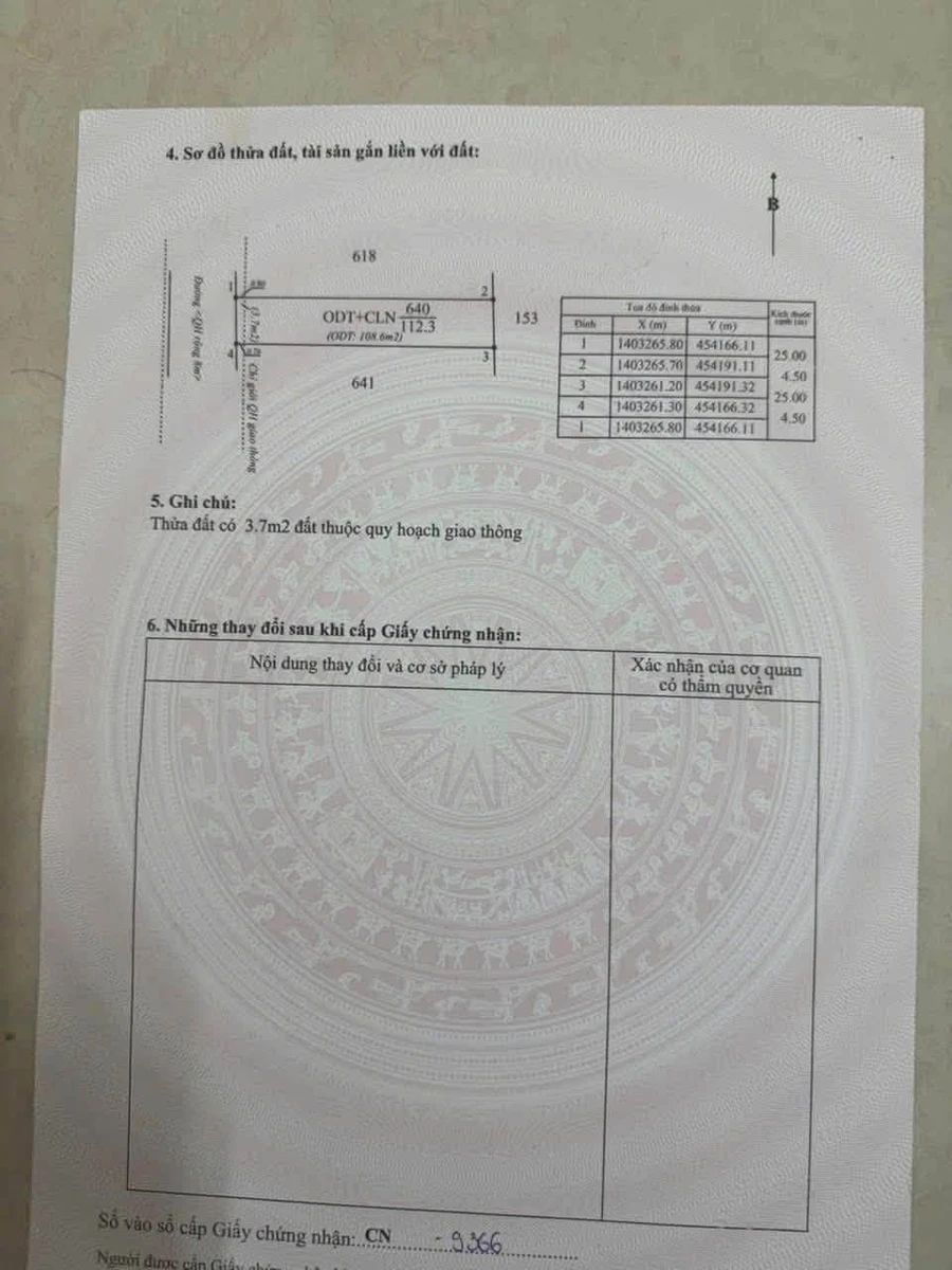 Bán đất hẻm 383 Nguyễn Văn Cừ, 112.5m², 2 tỷ 190 triệu - Ảnh thu nhỏ 5