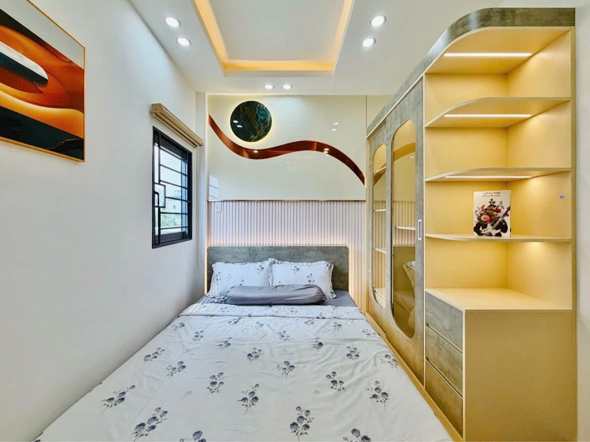 Bán nhà mới xây 4 tầng 40m², 4PN, hẻm xe hơi gần Co.opmart Quang Trung, Gò Vấp - Ảnh thu nhỏ 3
