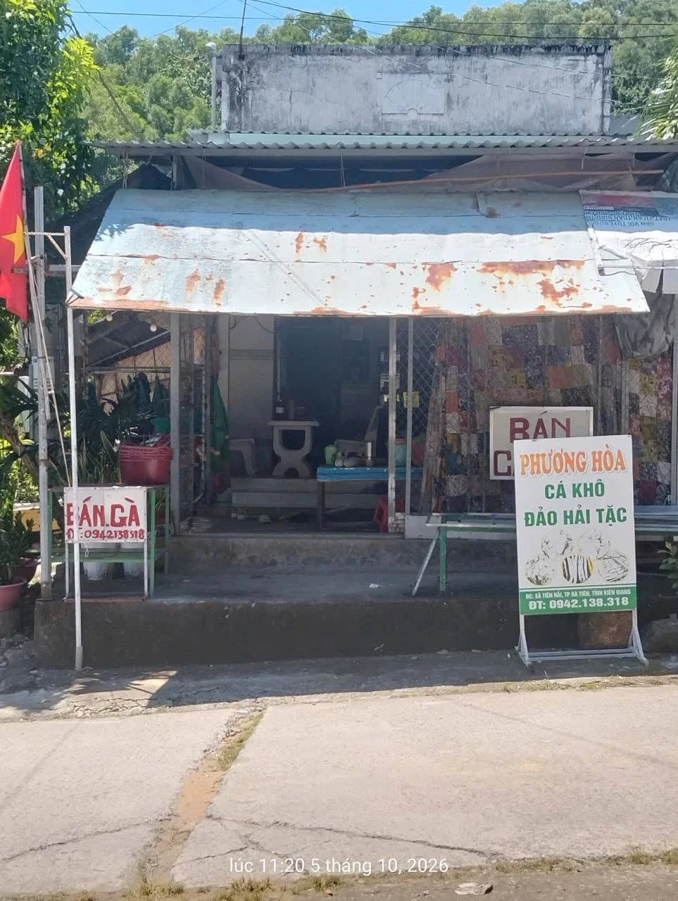 Bán nhà hai mặt tiền 100m² Đảo Hải Tặc, Tiên Hải, An Giang - Ảnh 1