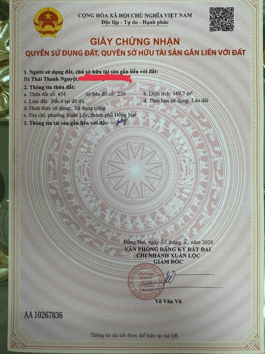 Bán đất nền mặt tiền đường bê tông full thổ cư 150-260m2 đối diện hồ Núi Le, Xuân Lộc, Đồng Nai - Ảnh thu nhỏ 4