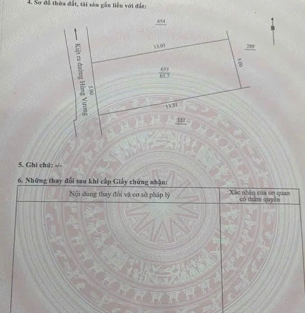 Bán đất kiệt Hùng Vương 66m2, 3,15 tỷ, Khánh Hòa