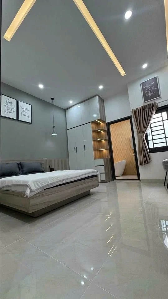Bán nhà 1 trệt 1 lầu 4x24m, 3 phòng ngủ, giá 1,5 tỷ tại Tân Kim, Cần Giuộc - Ảnh thu nhỏ 2