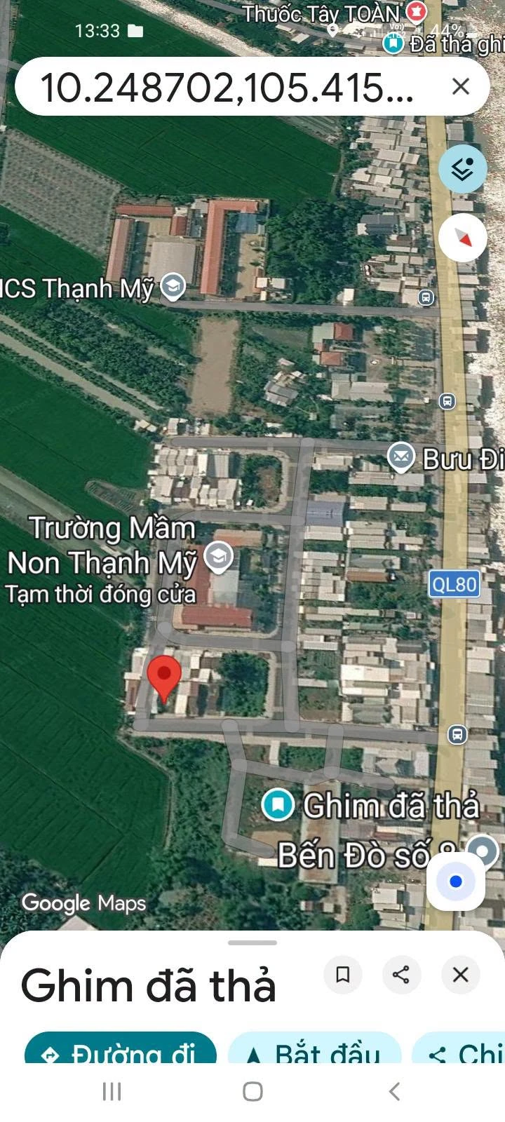 Bán nền 100m² Thạnh Mỹ Cần Thơ 720 triệu - Ảnh 1
