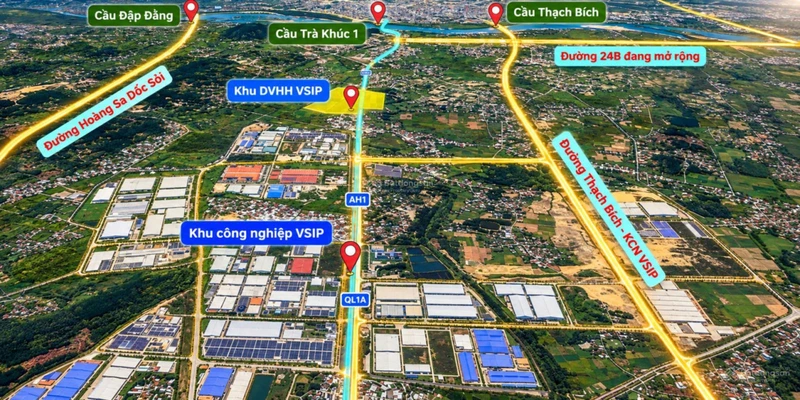 Khu DVHH VSIP Quảng Ngãi. Giá trị thực là chất lượng cuộc sống không phải số đo diện tích!
