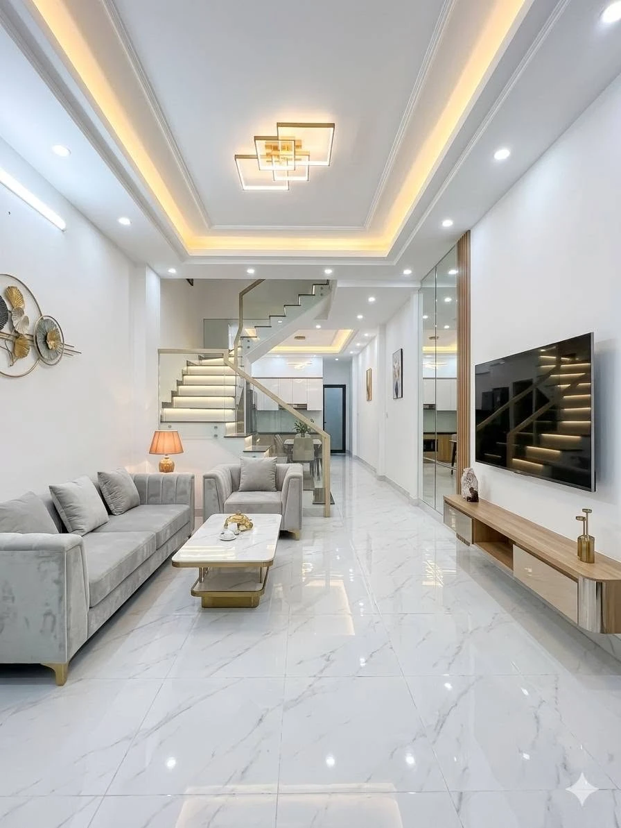 Bán nhà 62m2 3 tầng mặt tiền đường 9m Quận 12, hơn 4 tỷ - Ảnh thu nhỏ 3