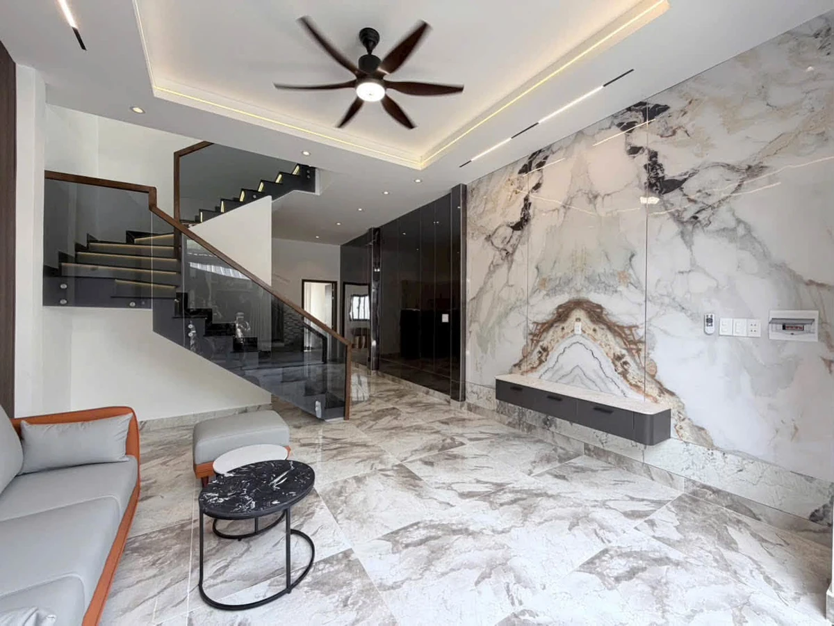 Bán nhà mới 1 trệt 1 lầu 3PN, 64m2, full nội thất, Tây Thạnh, giá 5,5 tỷ - Ảnh thu nhỏ 4