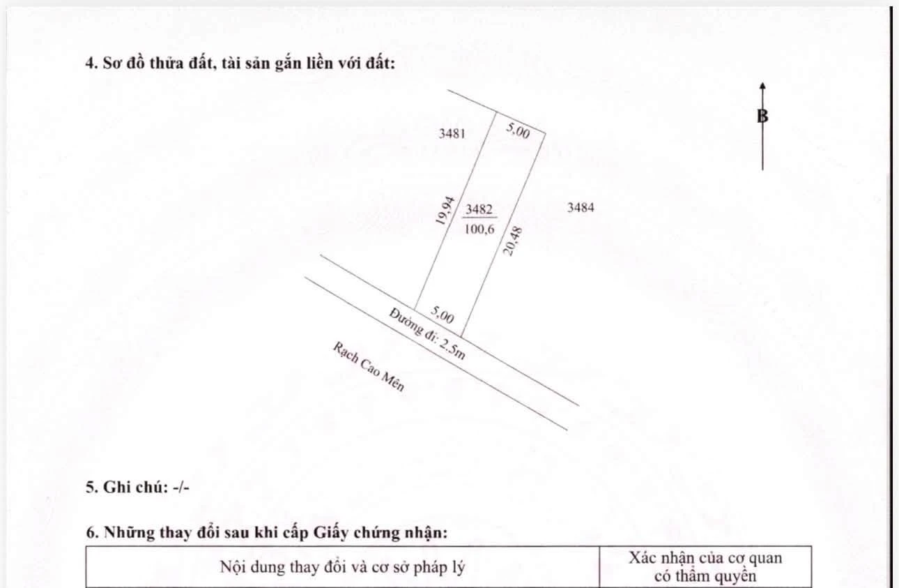 Bán đất 100m2 nhánh Huỳnh Thị Nở Cần Thơ 7xx triệu - Ảnh 1