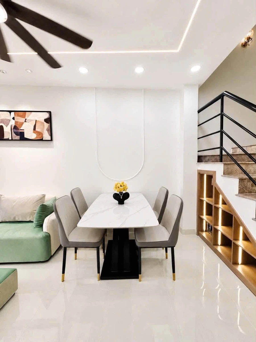 Bán nhà mới 3 tầng 40m² 4PN 3WC tặng full nội thất đường Phan Bội Châu, Bình Thạnh - Ảnh thu nhỏ 5