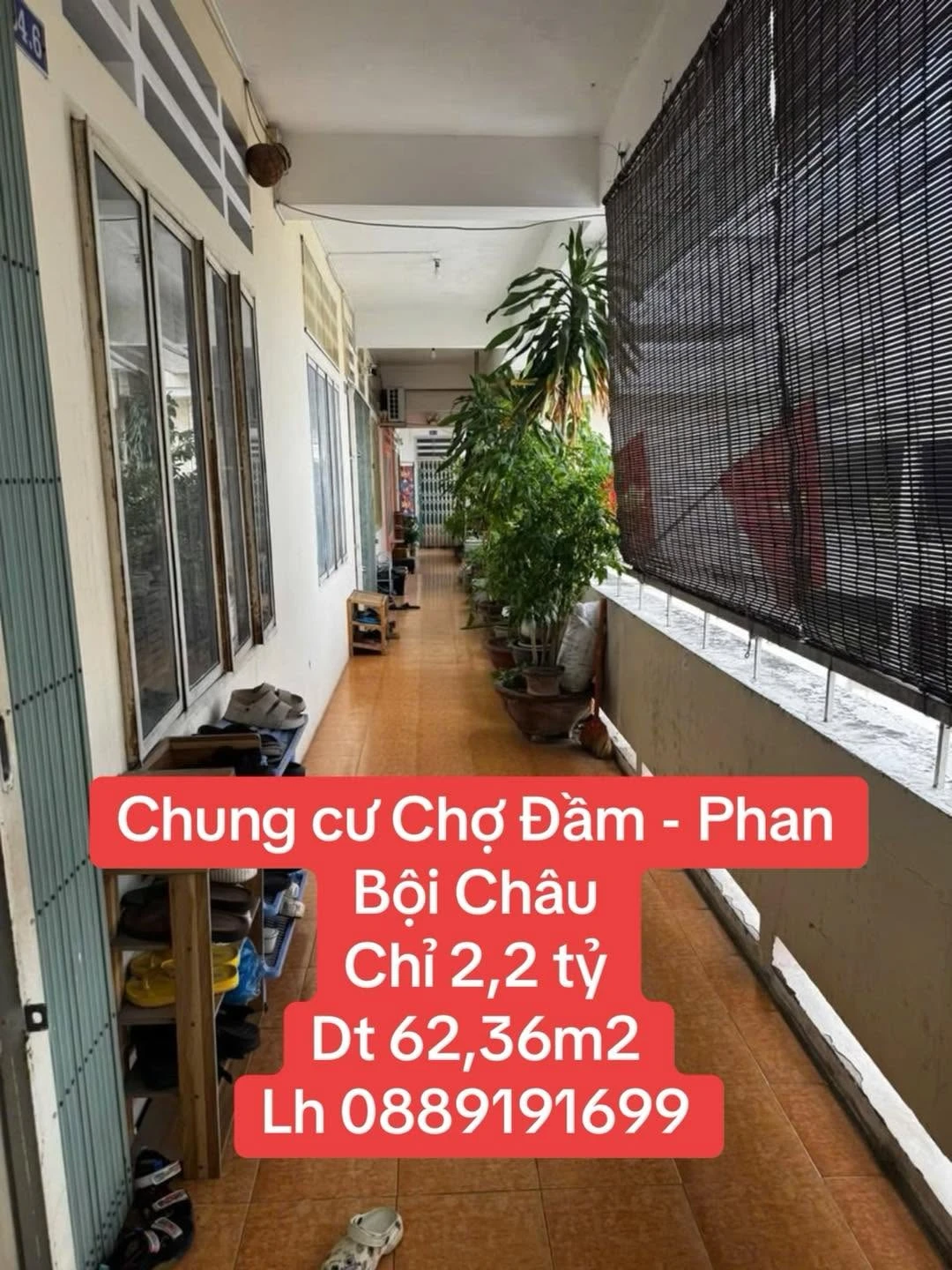 Bán căn hộ 2PN 62m² view Phan Bội Châu, Nha Trang 2,2 tỷ - Ảnh 1