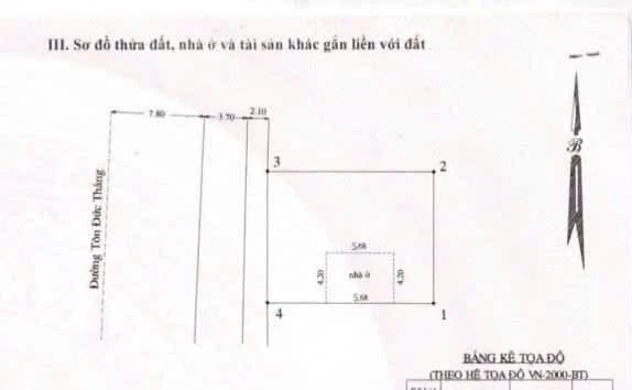 Bán đất mặt tiền Tôn Đức Thắng Phan Thiết 191,7m² - Ảnh 1