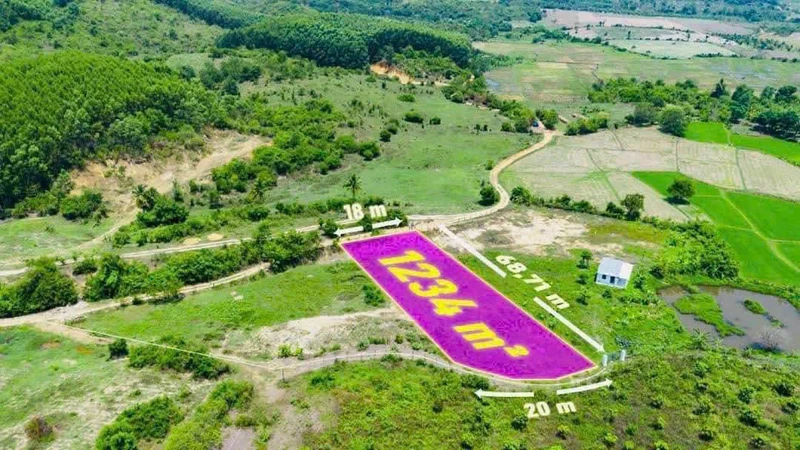 Bán đất 2 mặt tiền Ninh Hưng - Ninh Hoà 1234m2