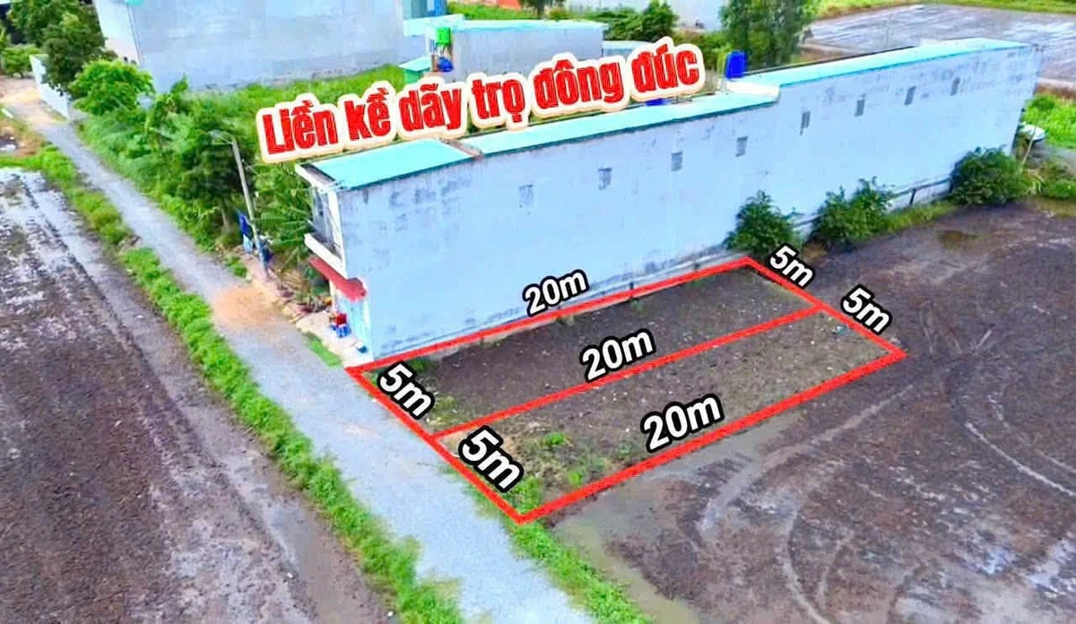 Bán đất thổ cư 5x20m sổ hồng riêng giá 850 triệu tại thị trấn Đức Hòa, Long An - Ảnh thu nhỏ 3