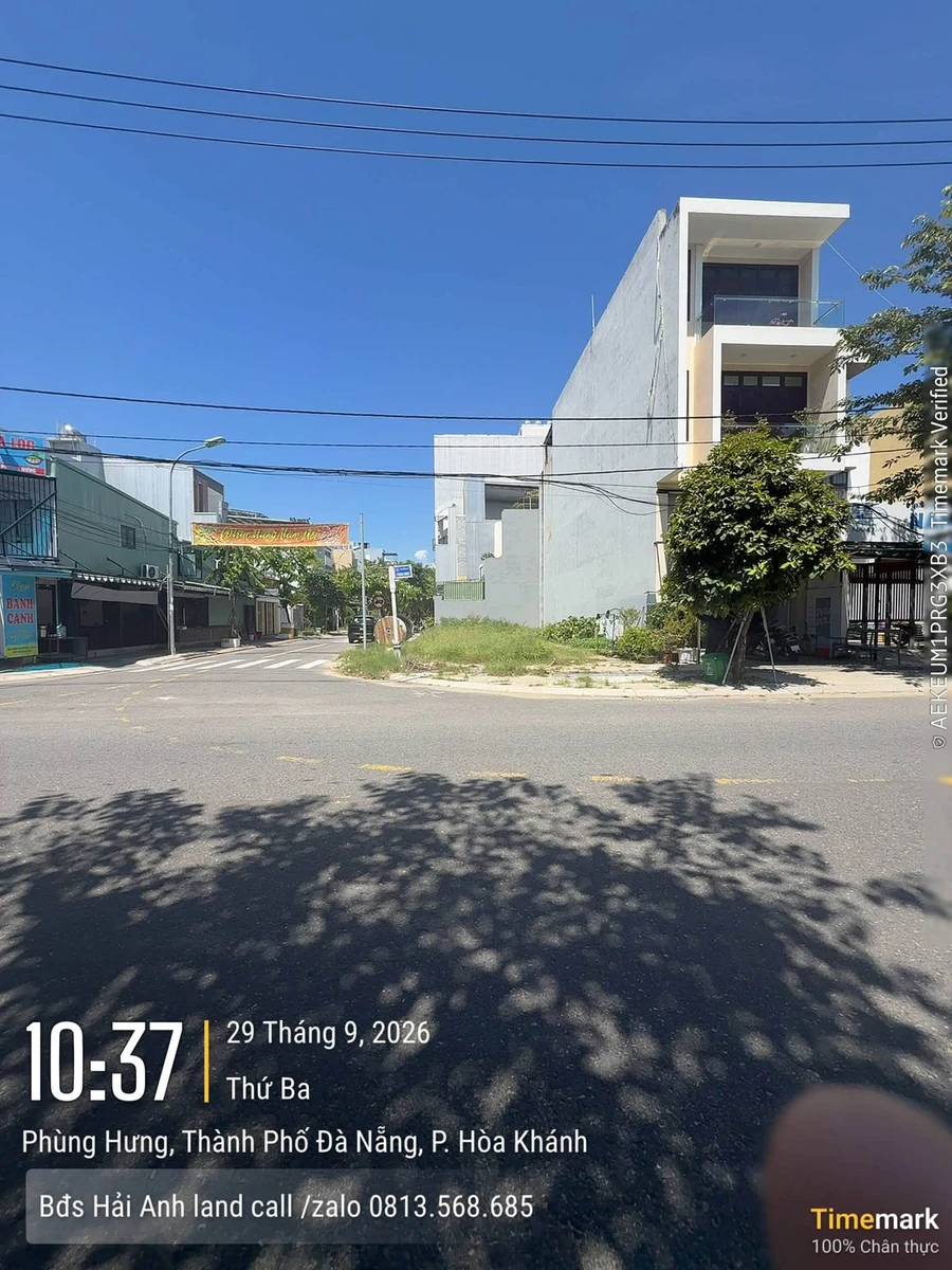 Bán lô góc 2 mặt tiền 155m² Hòa Minh, Liên Chiểu, Đà Nẵng - Ảnh 1