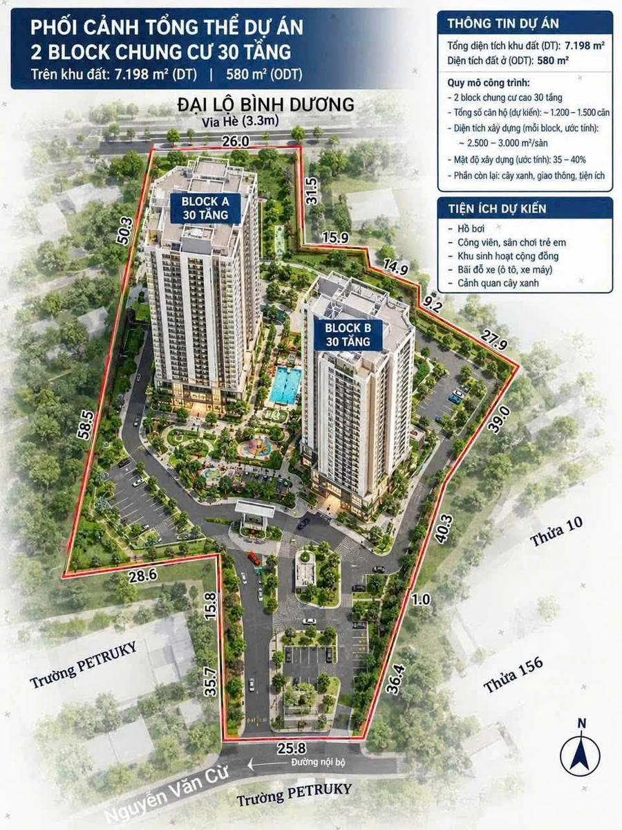 Bán đất mặt tiền Đại lộ Bình Dương 7.189m² Hiệp Thành Bình Dương - Ảnh 1