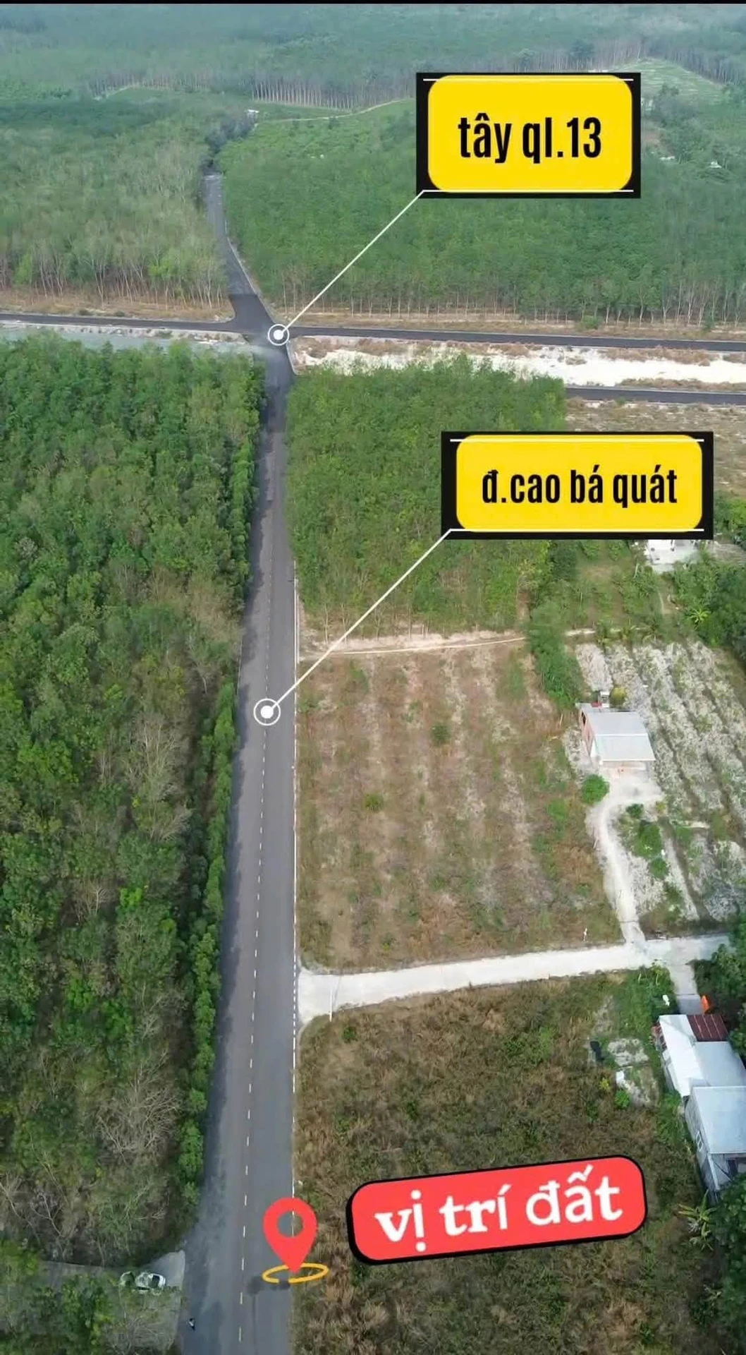 Bán 2 lô đất liền kề mặt tiền Cao Bá Quát Đồng Nai 185m2 760 triệu/lô - Ảnh 1