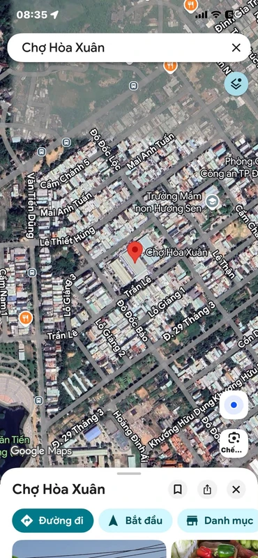 Bán đất mặt tiền 100m² đường 29/3 Hòa Xuân, Đà Nẵng