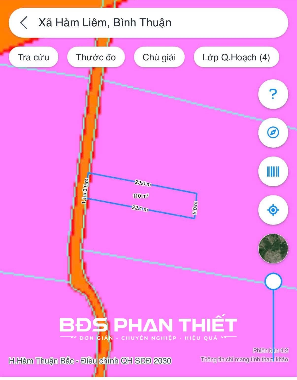 Bán đất thổ cư Phan Thiết 110.2 m2 - 630 triệu - Ảnh 1