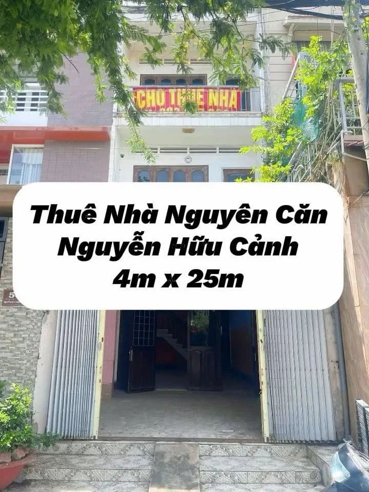 Cho thuê nhà mặt tiền Nguyễn Hữu Cảnh 100m² 15 triệu/tháng - Ảnh 1