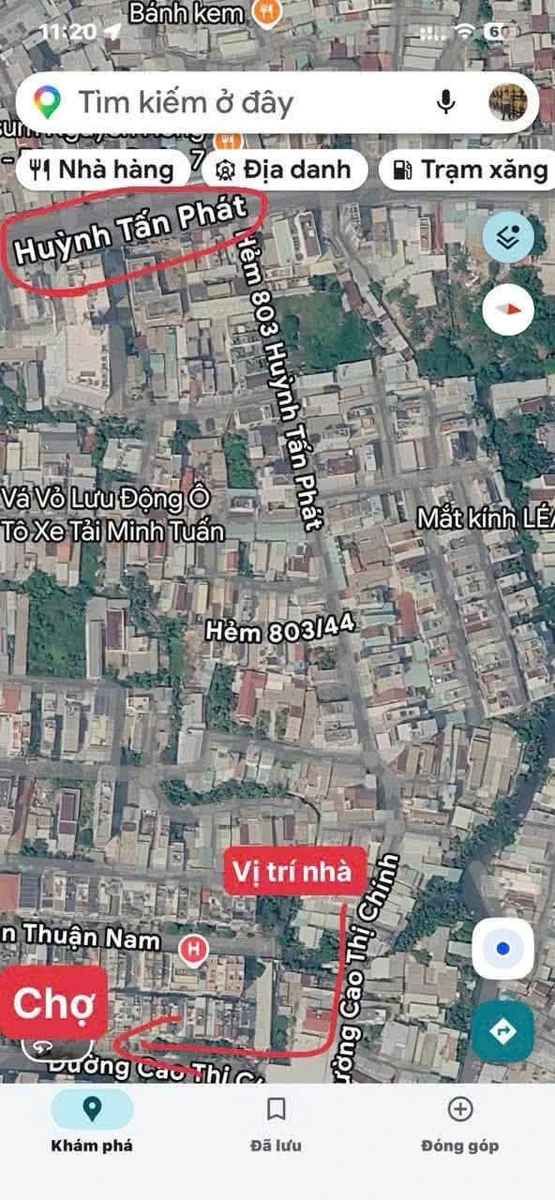 Bán nhà 3 tầng 4PN mặt tiền hẻm Huỳnh Tấn Phát Q7, 104m2 - Ảnh thu nhỏ 5