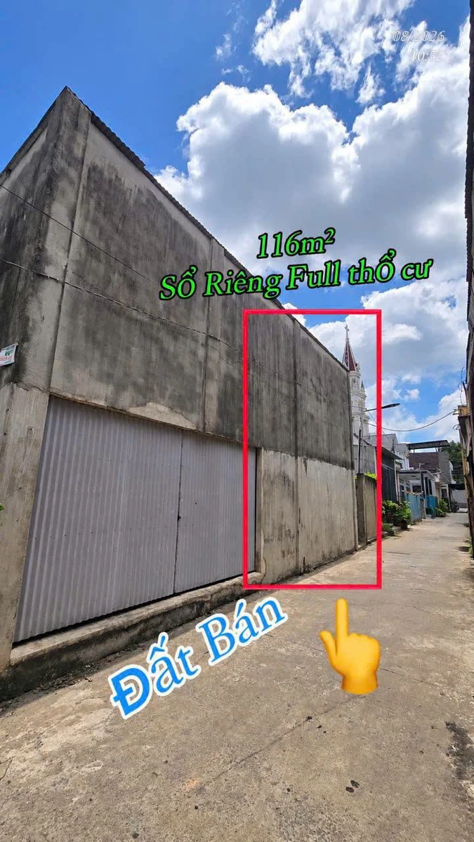 Bán đất 116m² tặng nhà kho 1,95 tỷ Hố Nai Đồng Nai - Ảnh thu nhỏ 4