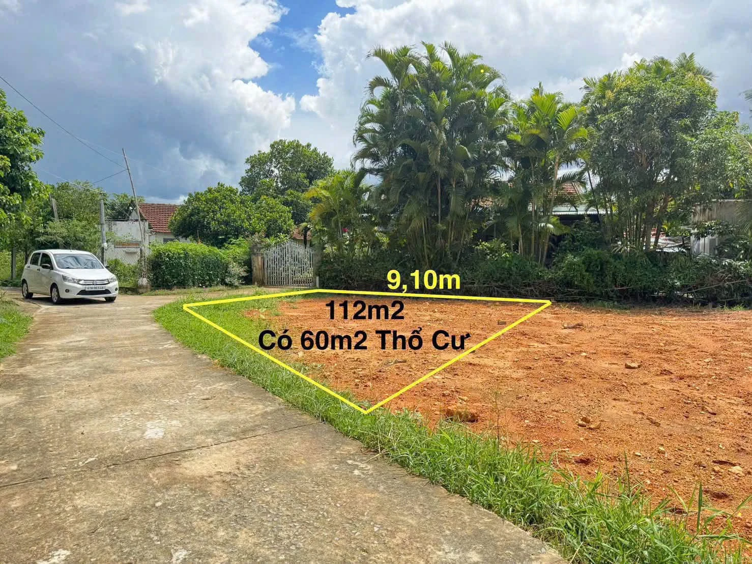 Bán lô đất 112m² tại Hoà Tân Tây - 280 triệu - Ảnh 1
