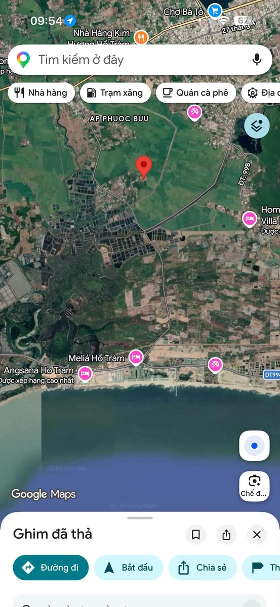 Bán đất 1200m2 mặt tiền 32m gần biển Hồ Tràm 3 tỷ - Ảnh thu nhỏ 4