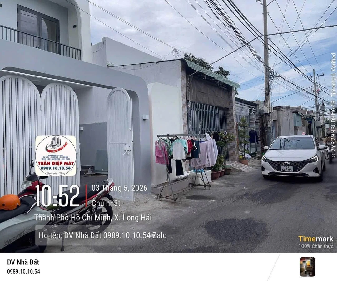 Bán gấp nhà 1 trệt 1 lầu 80m2 2PN, giá 2,698 tỷ, gần biển Xã Long Hải - Ảnh thu nhỏ 2