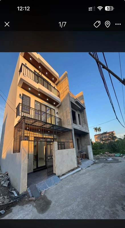 Nhà 3 tầng 52m² 1 phòng ngủ An Dương, Hải Phòng 1 tỷ 860 triệu