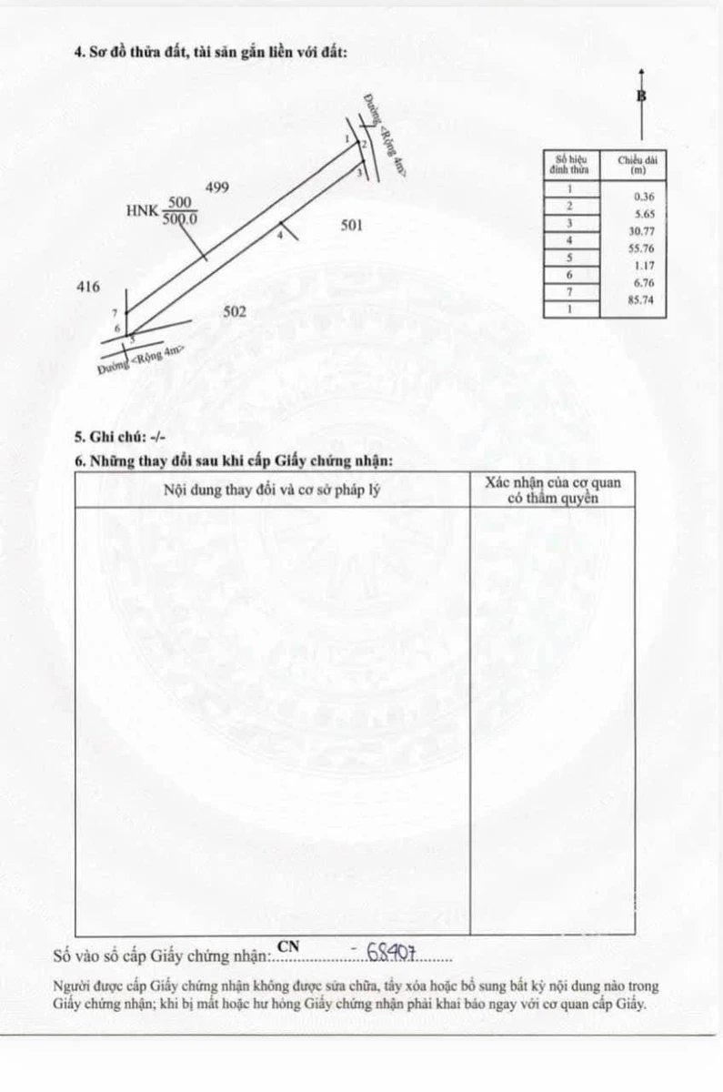 Bán lô đất 6x85m giá 465 triệu đối diện khu du lịch Đoàn Thành, Buôn Ma Thuột - Ảnh thu nhỏ 3