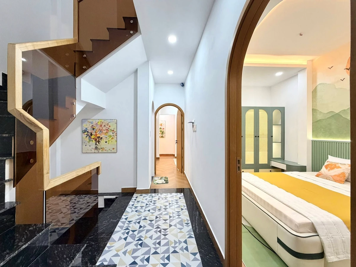 Bán nhà 3 tầng Bình Thạnh 64m² 7 tỷ Nơ Trang Long - Ảnh thu nhỏ 2