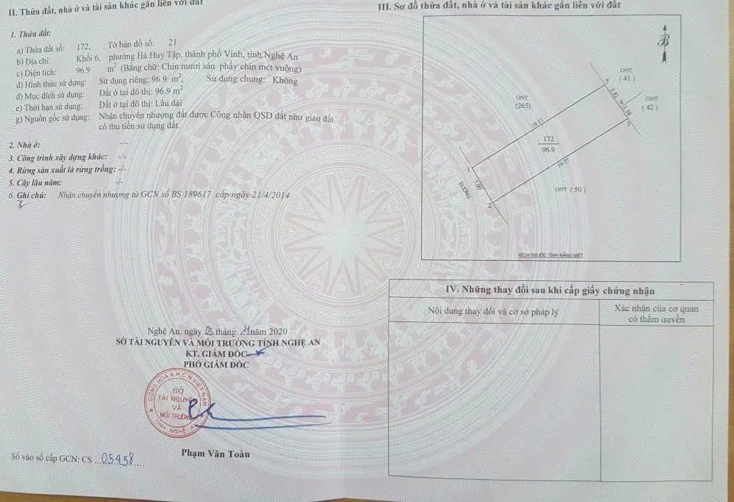 Bán đất 96.9 m2 mặt tiền 5m Phạm Đình Toái - Ảnh 1