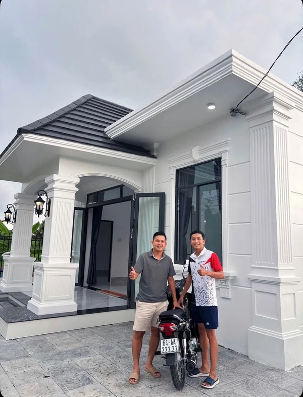 Bán nhà mái Nhật sân vườn 176m² Vĩnh Long 2,45 tỷ