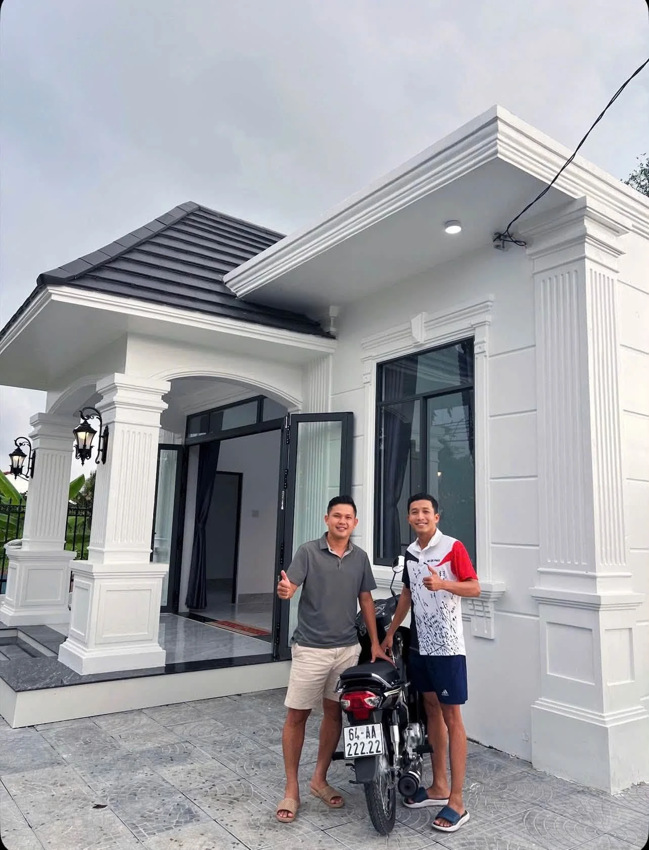 Bán nhà mái Nhật sân vườn 176m² Vĩnh Long 2,45 tỷ - Ảnh 1