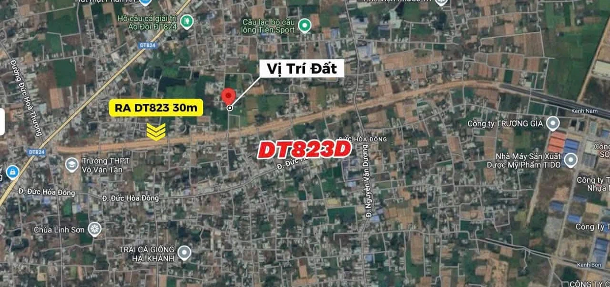 Bán đất thổ cư 108m2 giá 999 triệu gần DT823D, Đức Hòa Đông, Long An - Ảnh thu nhỏ 5