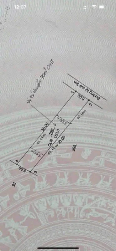 Bán đất An Điền Bến Cát 150m²