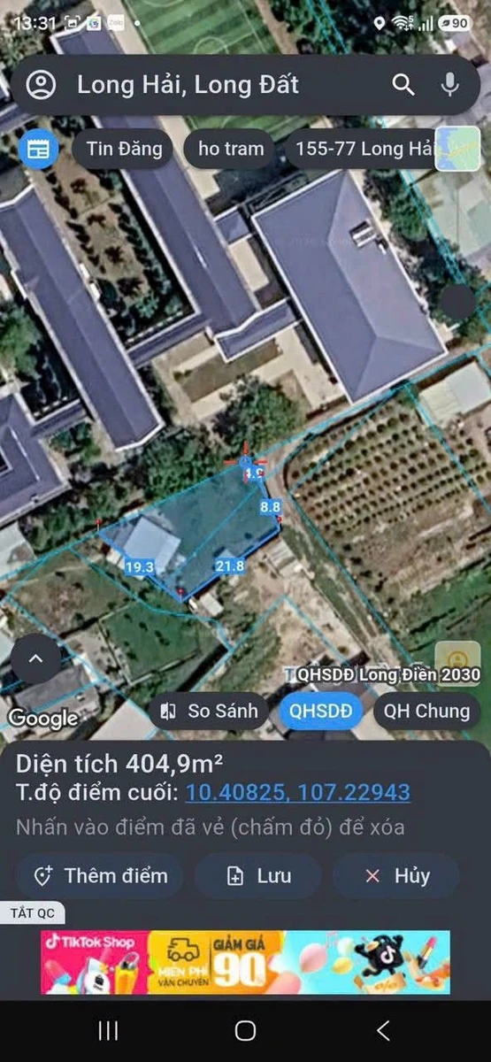 Bán đất Long Hải 338m² ngang 12m, giá 2,5 tỷ - Ảnh 1